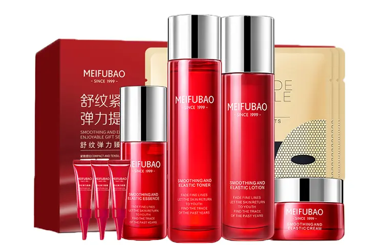 Набор косметики для ухода за кожей Meifubao Totale Firming Elastic, 11 средств — фото 2