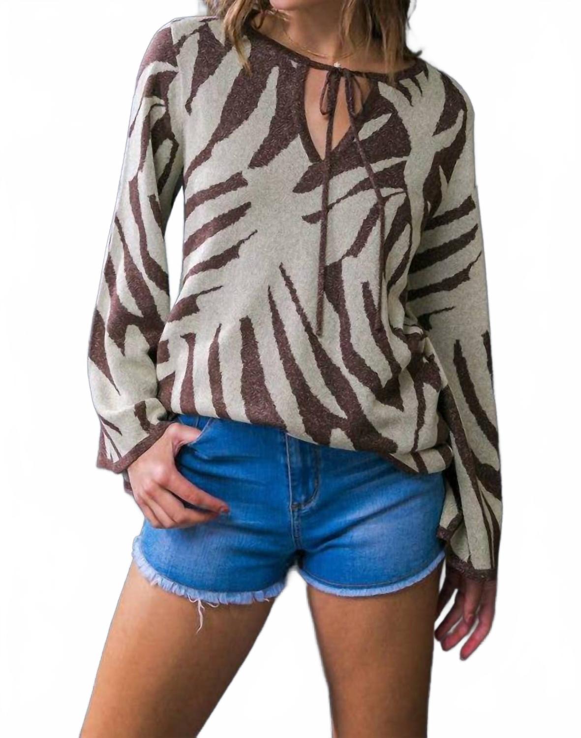 

Свитер All My Heart в коричневом цвете Flying Tomato, коричневый