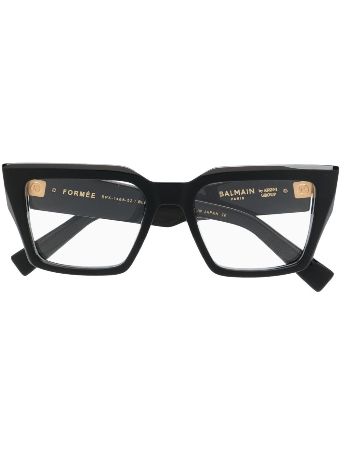 

Balmain Eyewear очки в массивной оправе, черный