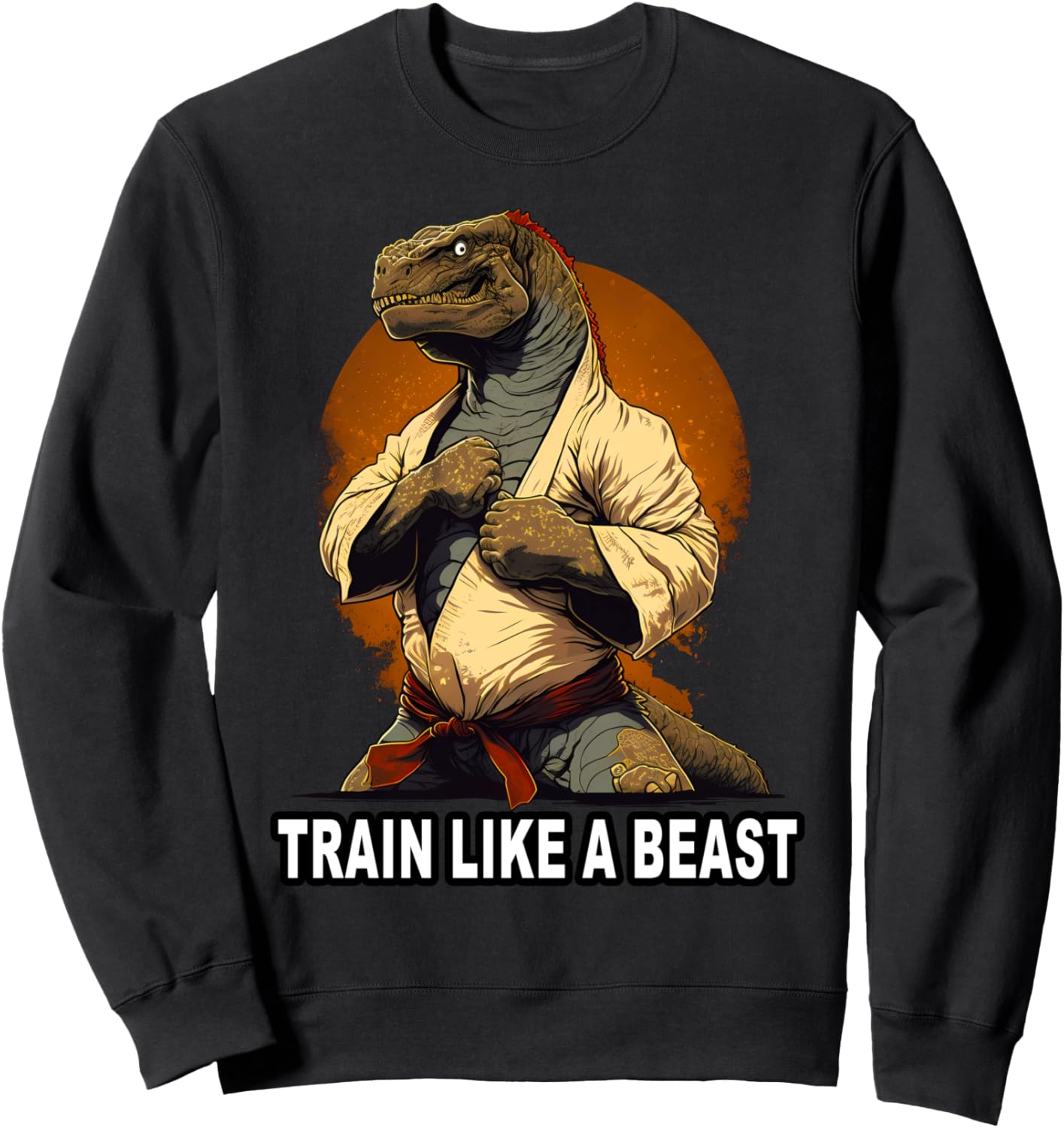 

Толстовка «Тренируйся как зверь» Tee Samurai - Mma Gym & Workout Motivation, черный