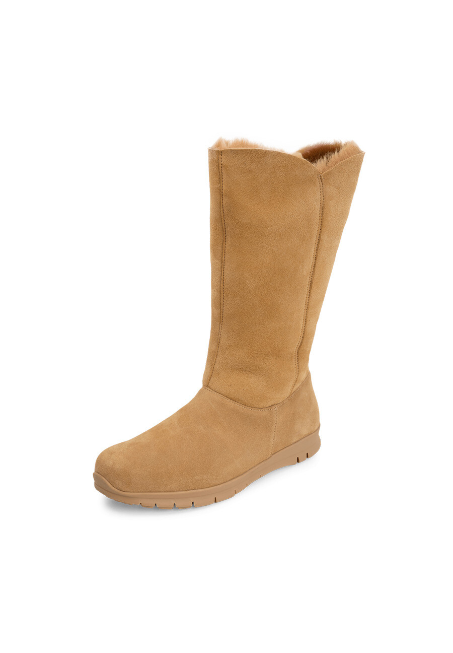 Ботинки VITAFORM Veloursleder Stiefel, кэмел