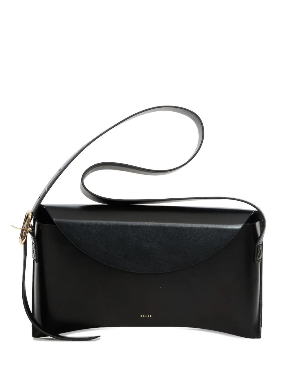 

Сумка-сэтчел с клапаном Salce, черный