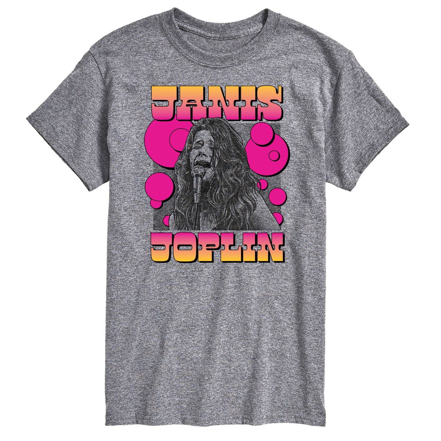 

Мужская футболка с рисунком Janis Joplin Licensed Character