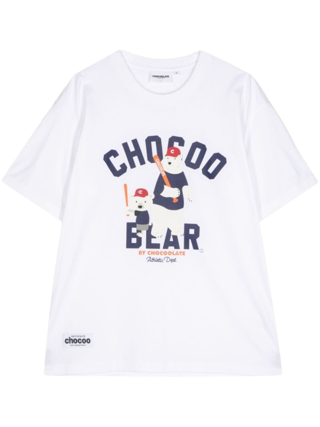 

CHOCOOLATE футболка Baseball Bears с графичным принтом, белый