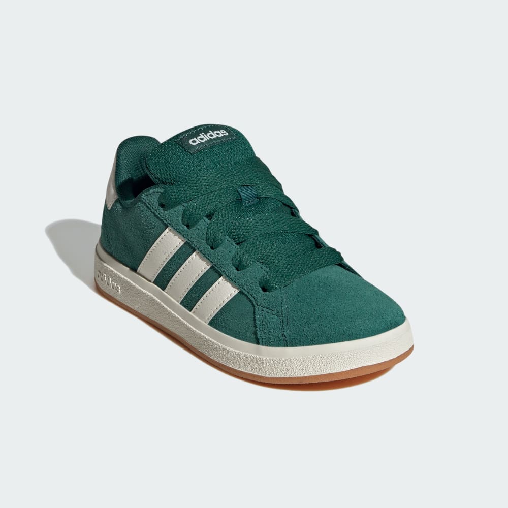 Кроссовки Adidas Grand Court 00s Shoes Kids, цвет Collegiate Green/Off White/Gum — фото 4