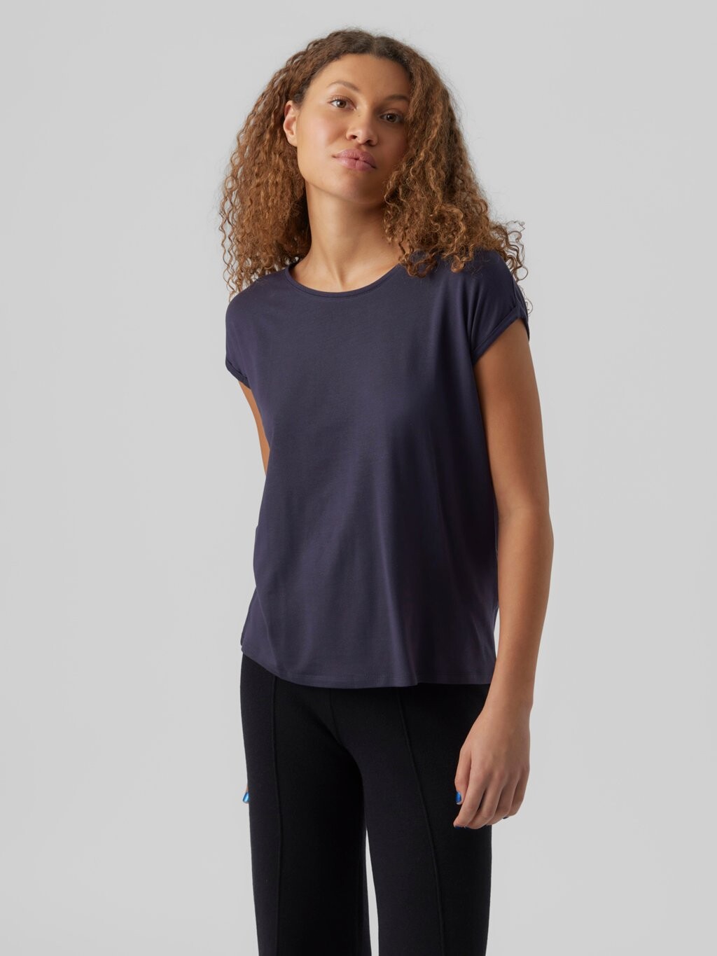 

Базовая футболка Vero Moda, Черный, Базовая футболка Vero Moda