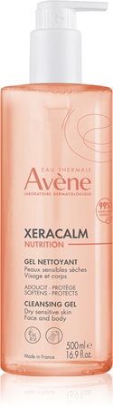 

Нежное очищающее средство для сухой и чувствительной кожи Avène XeraCalm Nutrition Cleansing Gel, 500 ml