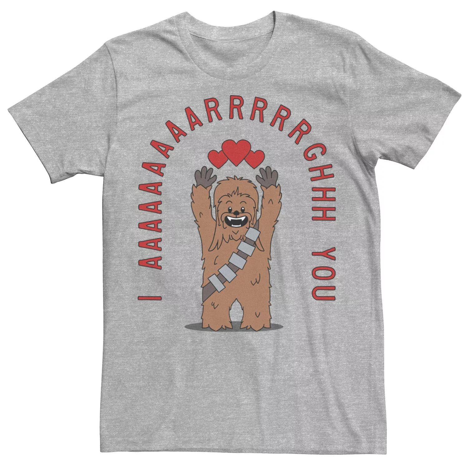 

Мужская футболка Chewbacca I Argh You ко Дню святого Валентина Star Wars