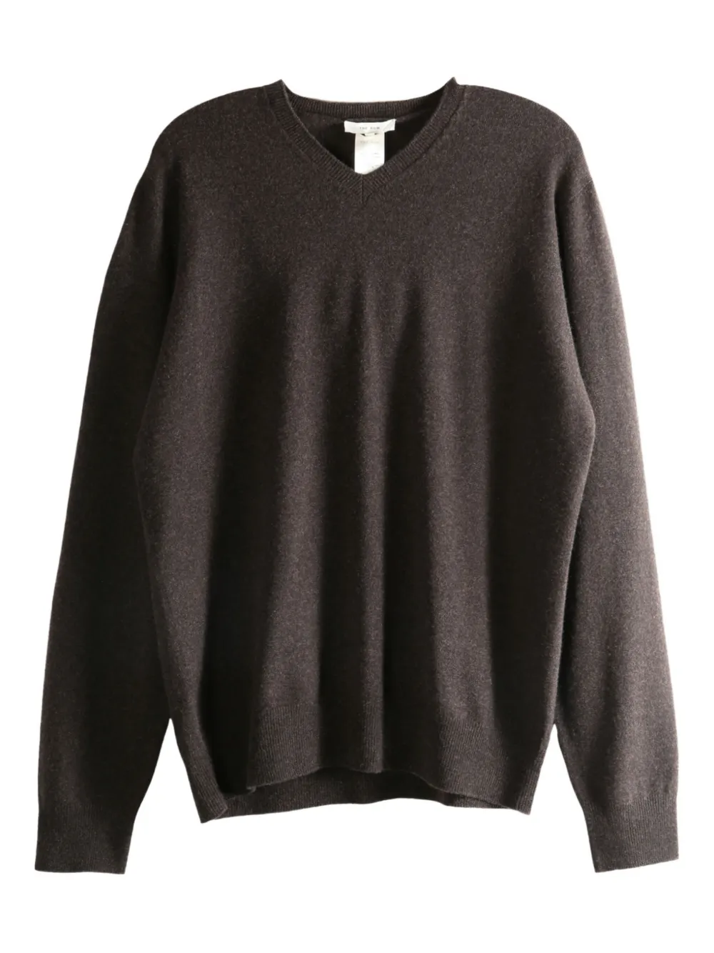 

Свитер с V-образным вырезом The Row, коричневый