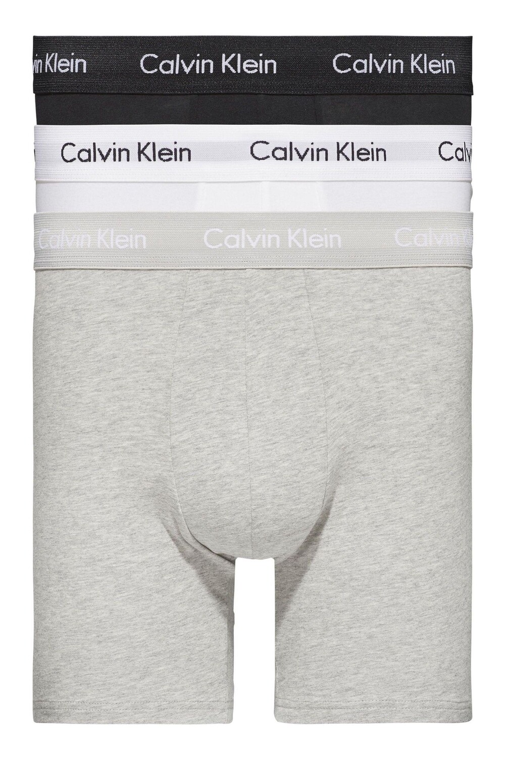 

Три пары боксеров из хлопка стрейч Calvin Klein, серый