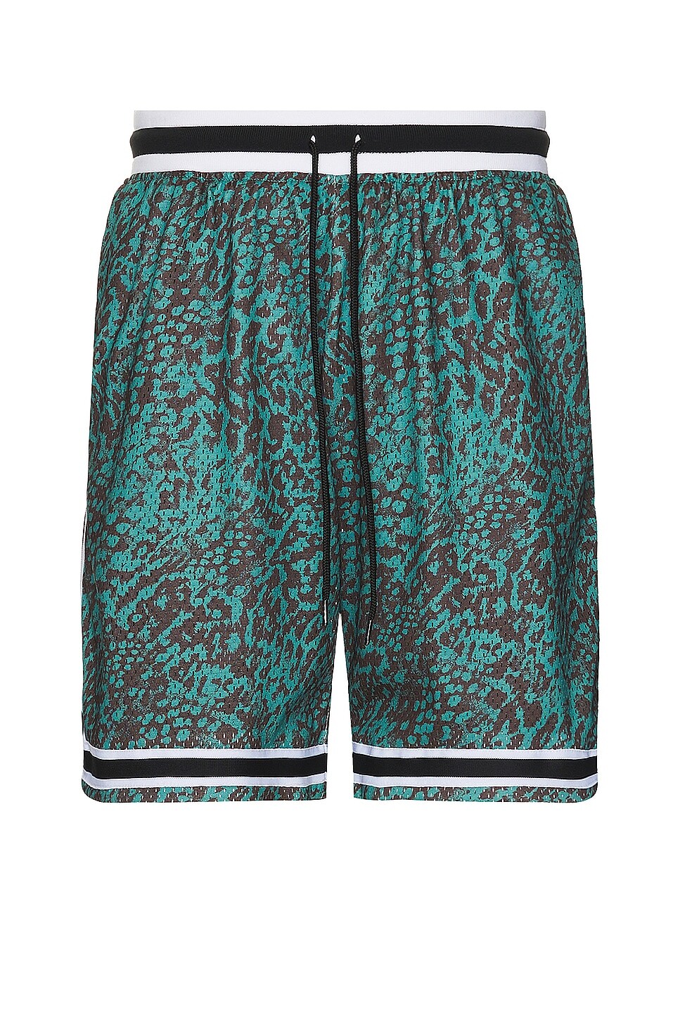 

Игровые шорты John Elliott, цвет Turquoise Leopard