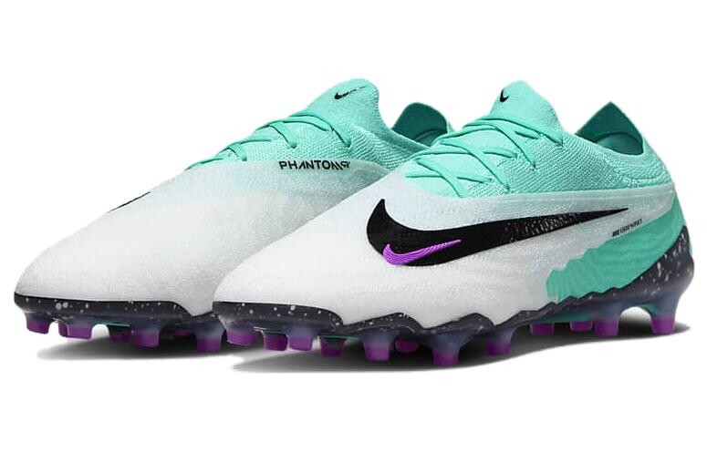Мужские футбольные кроссовки Nike Phantom GX, Белый/Зеленый — фото 2