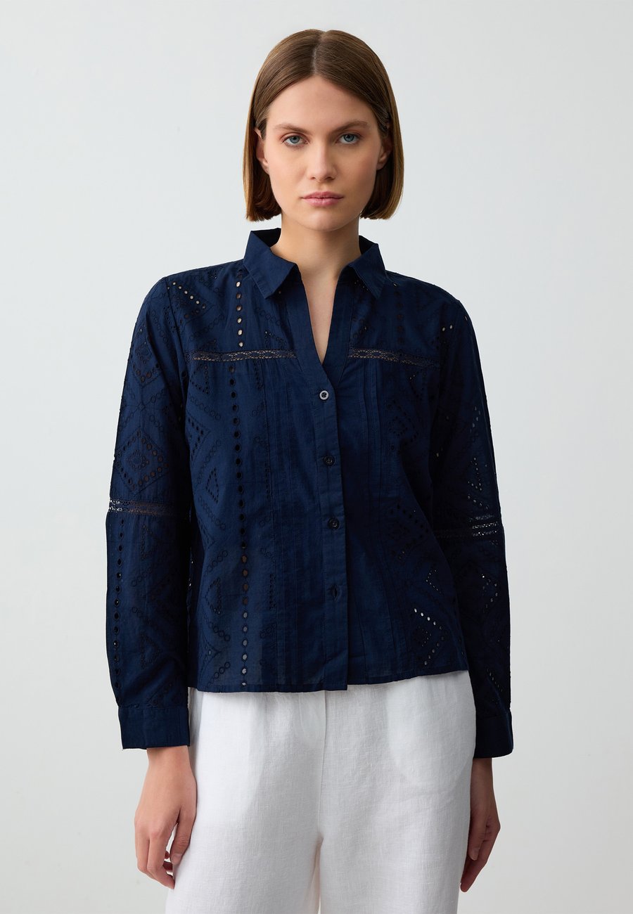 

Блуза Jimmy Key REGULAR FIT COLLAR, Dark Blue