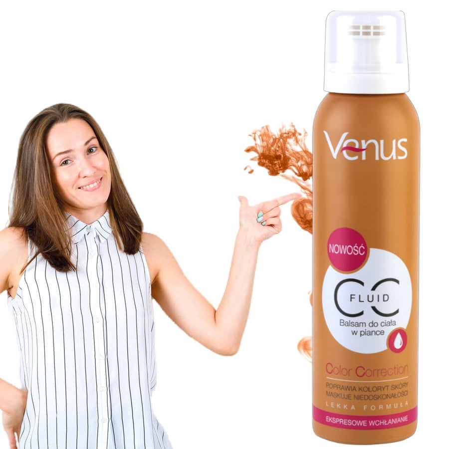 

Venus BODY FLUID IN FOAM CC 150 мл ЛЕГКАЯ ФОРМУЛА Быстрое впитывание