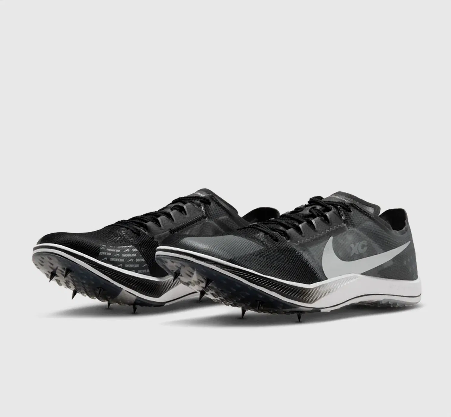 Nike Мужские кроссовки Dragonfly Xc в черно-серебристо-темно-сером цвете — фото 3