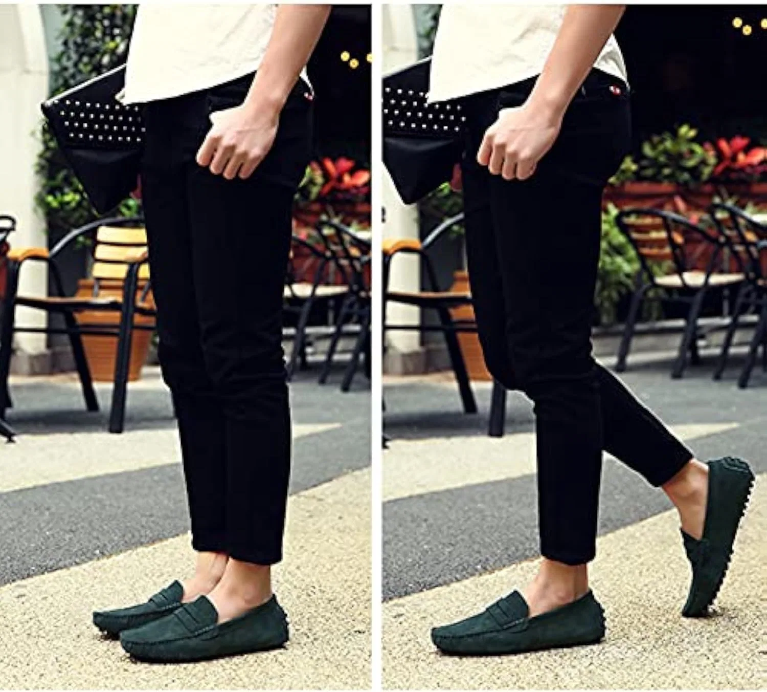 Мокасины кожаные Loafers V/Green Zentavi — фото 2