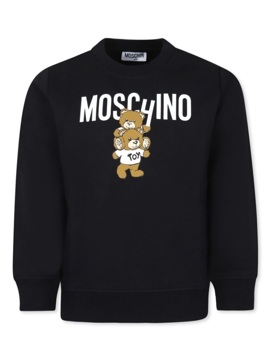 

Moschino Kids толстовка с плюшевым мишкой, черный