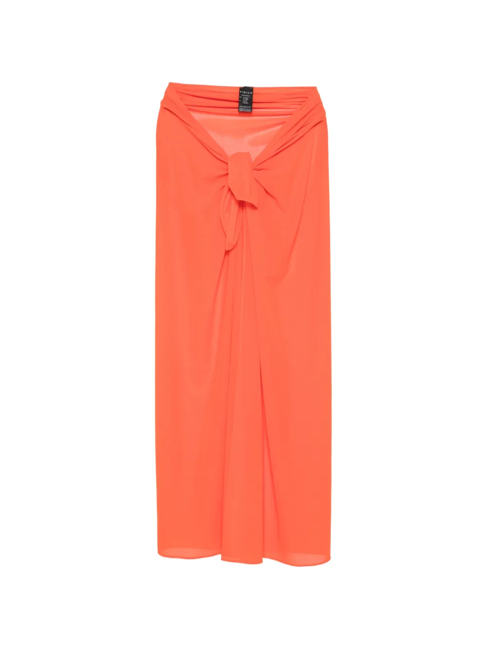 

Драпированный саронг с завязкой Fisico, оранжевый