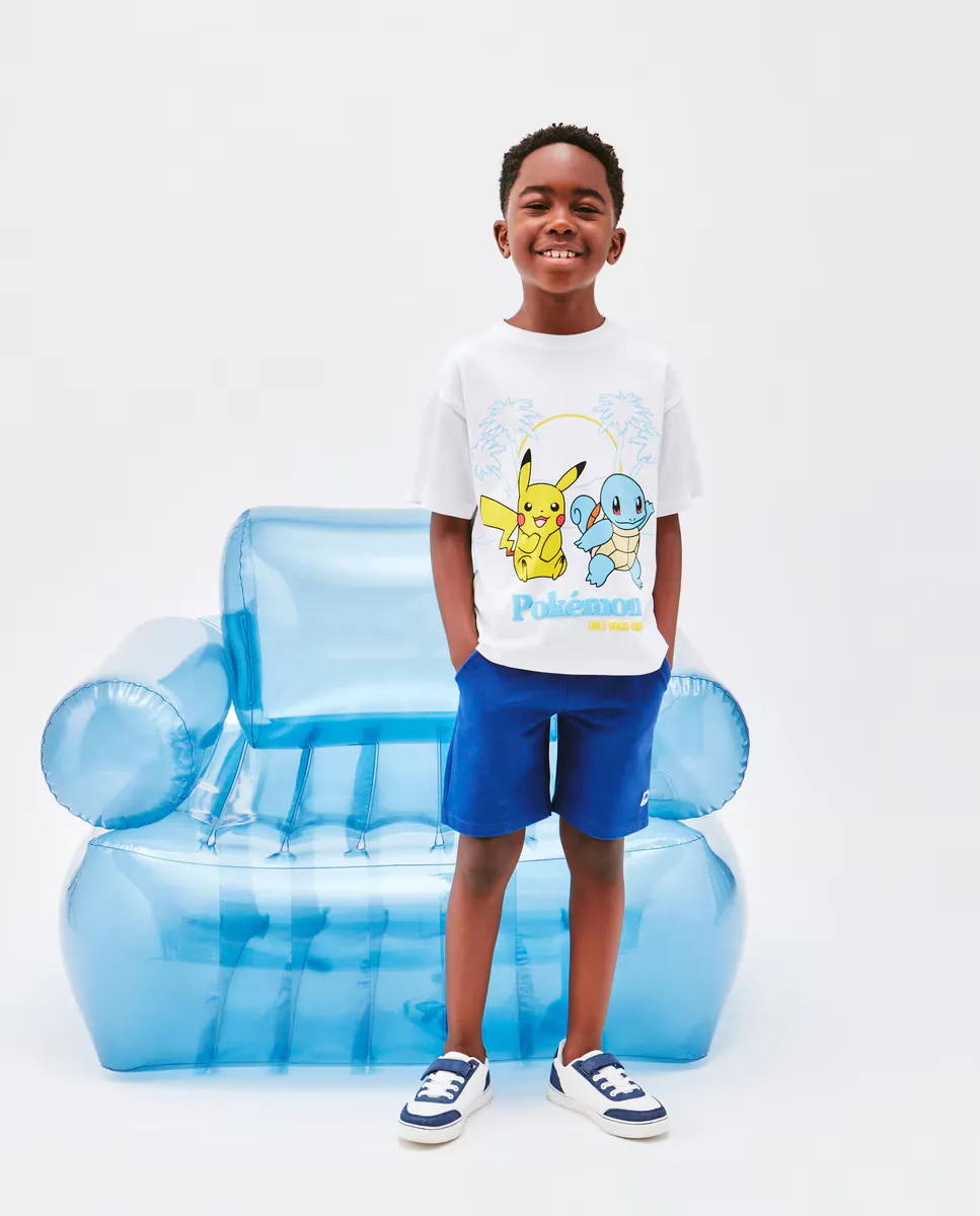

Короткий комплект Pokemon Boys Kids El Corte Inglés, белый
