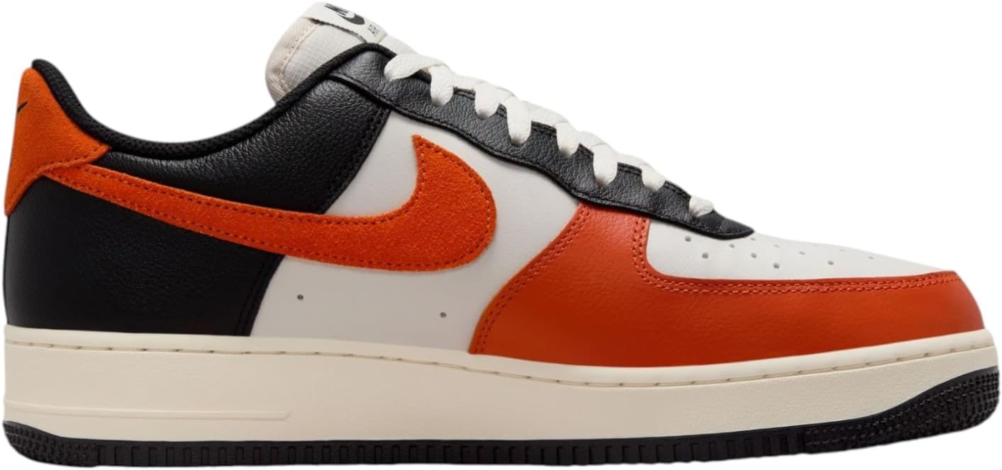 Мужские кроссовки Nike Air Force 1 '07 LV8, слоновая кость/черный — фото 3