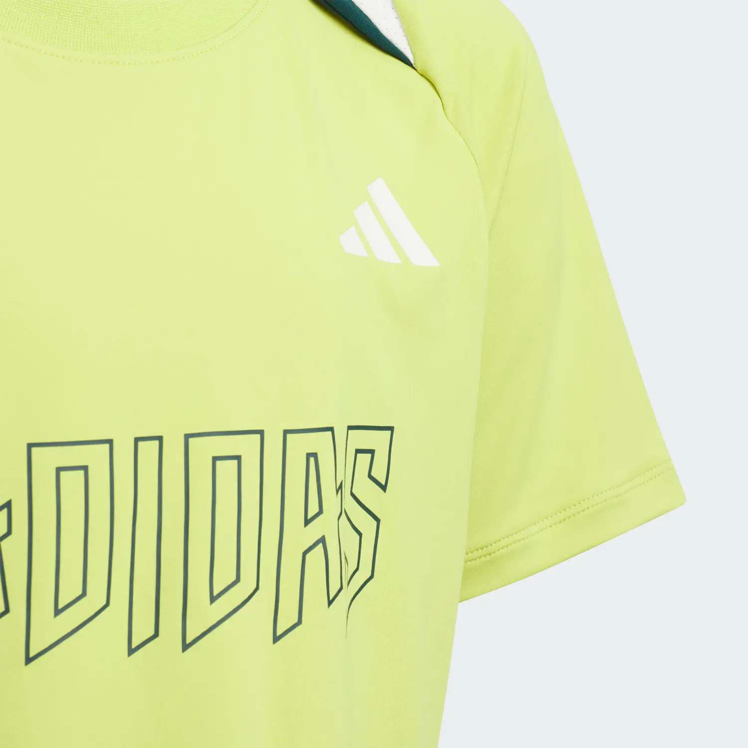 Футболка Sportswear Climacool SS25 для детей Adidas, светло-желтый — фото 4