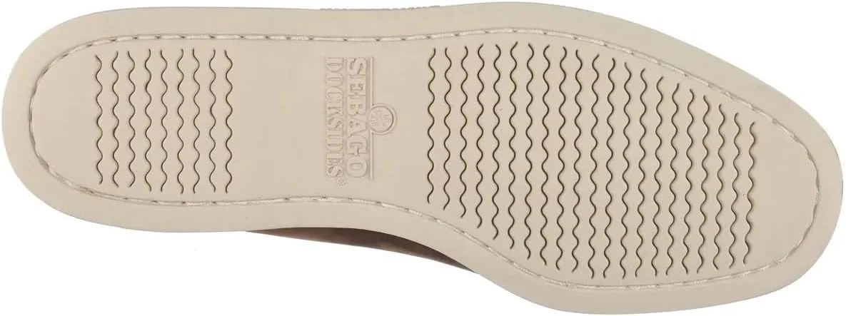 Мокасины Sebago Portland Nubuck - ручная работа, с кожаной подкладкой, с резиновой подошвой с протектором, не оставляющей следов и не скользящей, коричневый — фото 4