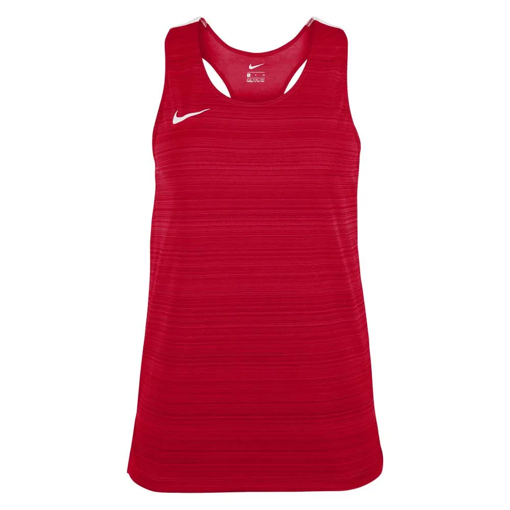 

Футболка без рукавов спортивная Nike Stock Dry Miler, красный