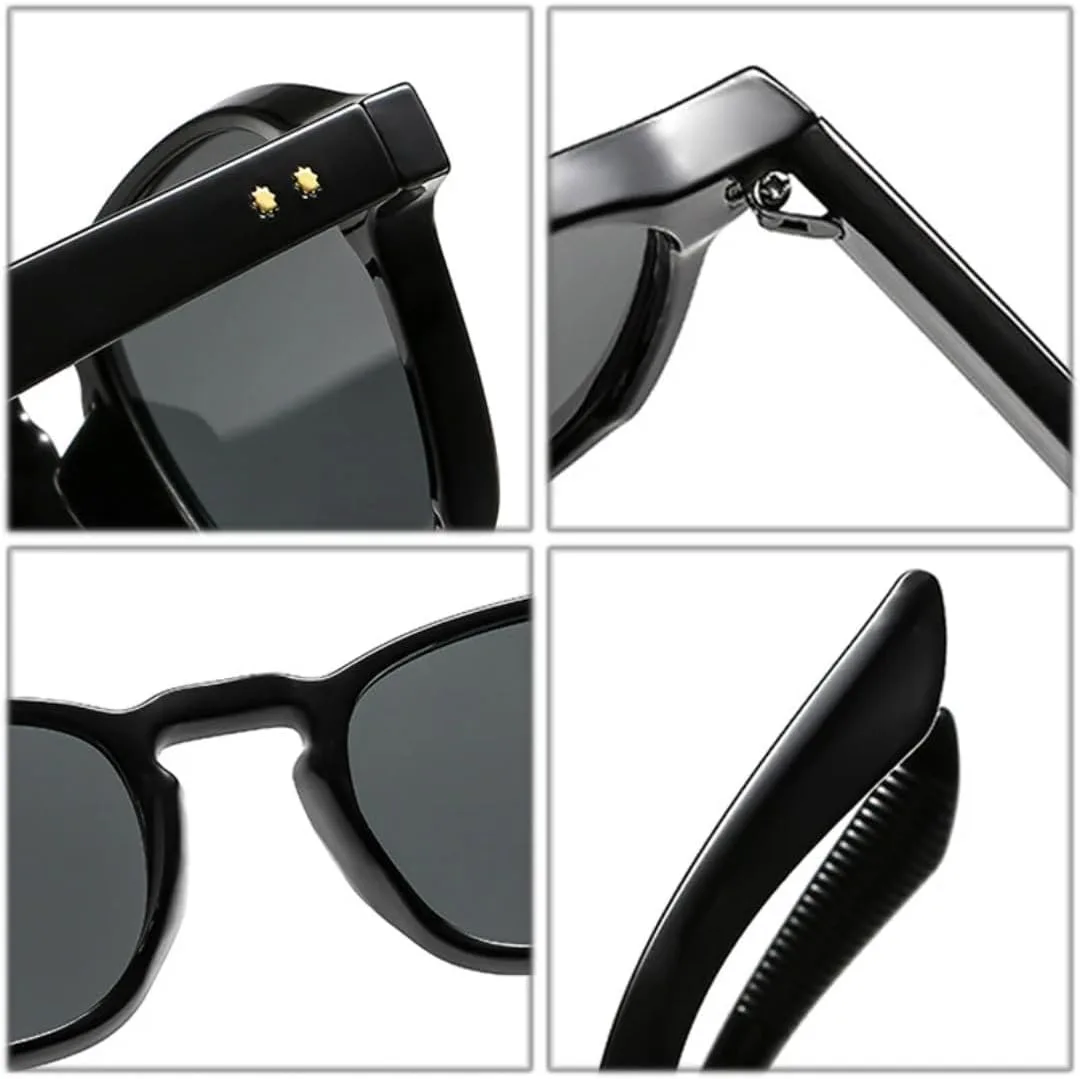 

Солнцезащитные очки с защитой UV400 | Линзы Ocean Lens Rivets Punk | для женщин и мужчин, для занятий спортом на открытом воздухе и вождения DSVIGF, Green Clear