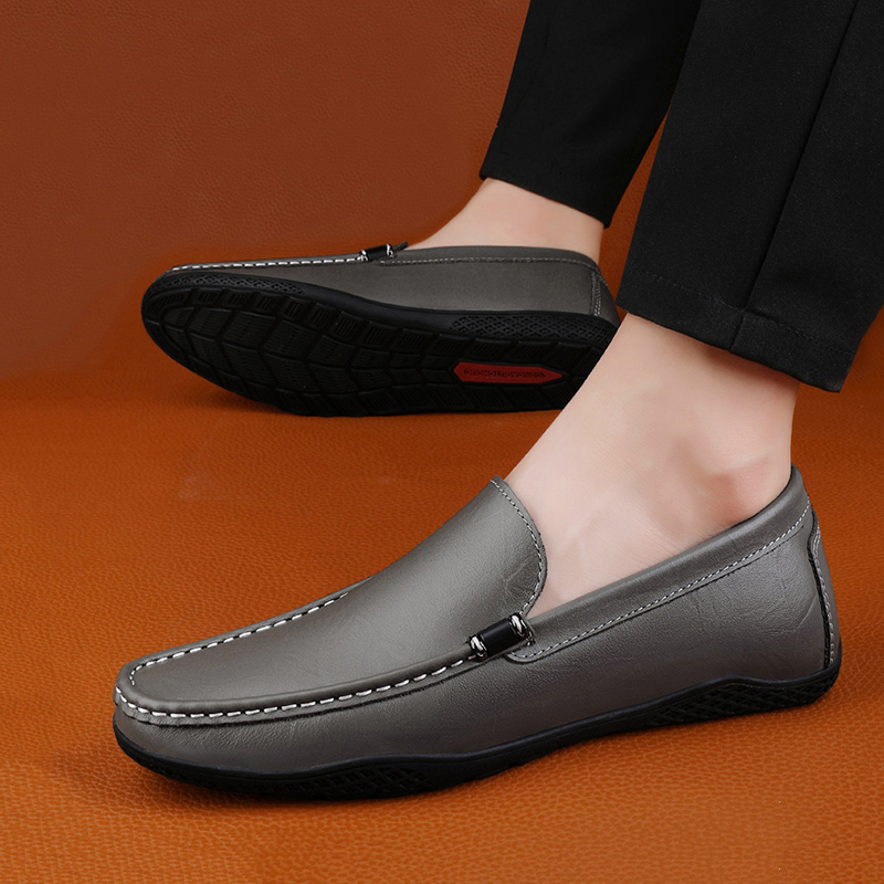 Devanro Мужские повседневные кроссовки Low Top серые, цвет Gray — фото 4
