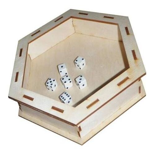 

Игровые кубики Hex Dice Tray Blue Panther