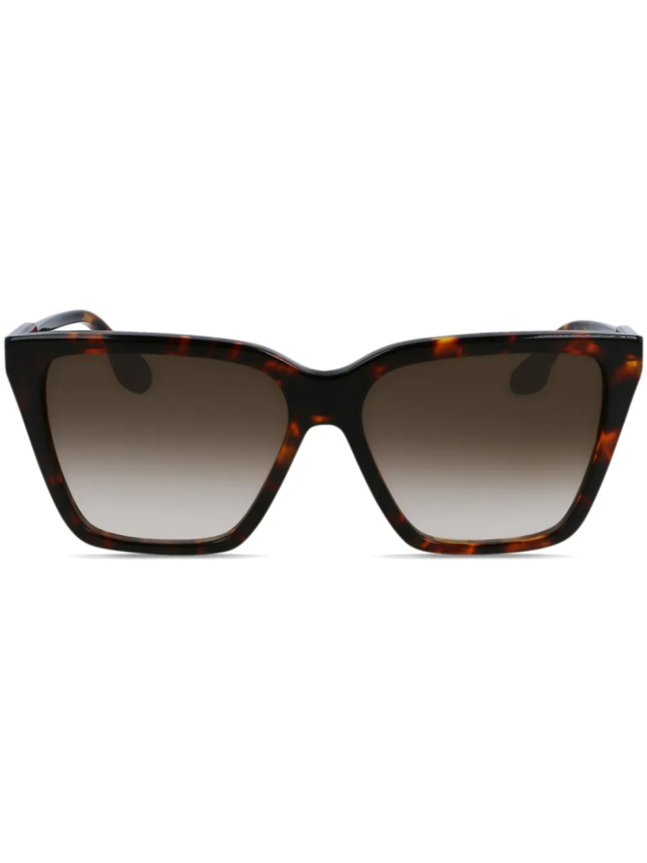 

Victoria Beckham Eyewear солнцезащитные очки черепаховой расцветки, коричневый