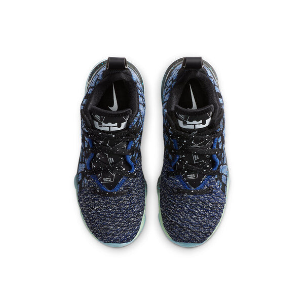 Кроссовки леброн 17 Nike, синий — фото 4