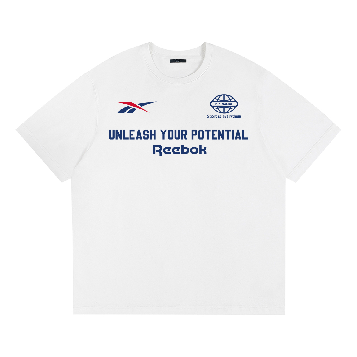 

Футболка Unisex Crew Neck Moderate Straight Fit Reebok, белый