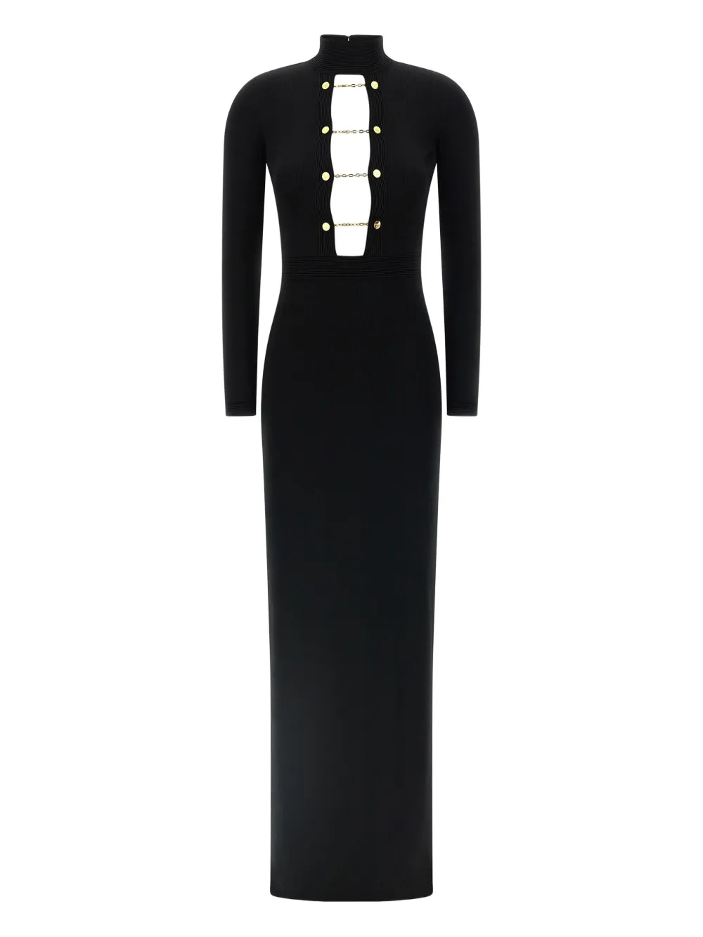 

Макси-платье с открытой спиной Elisabetta Franchi, черный