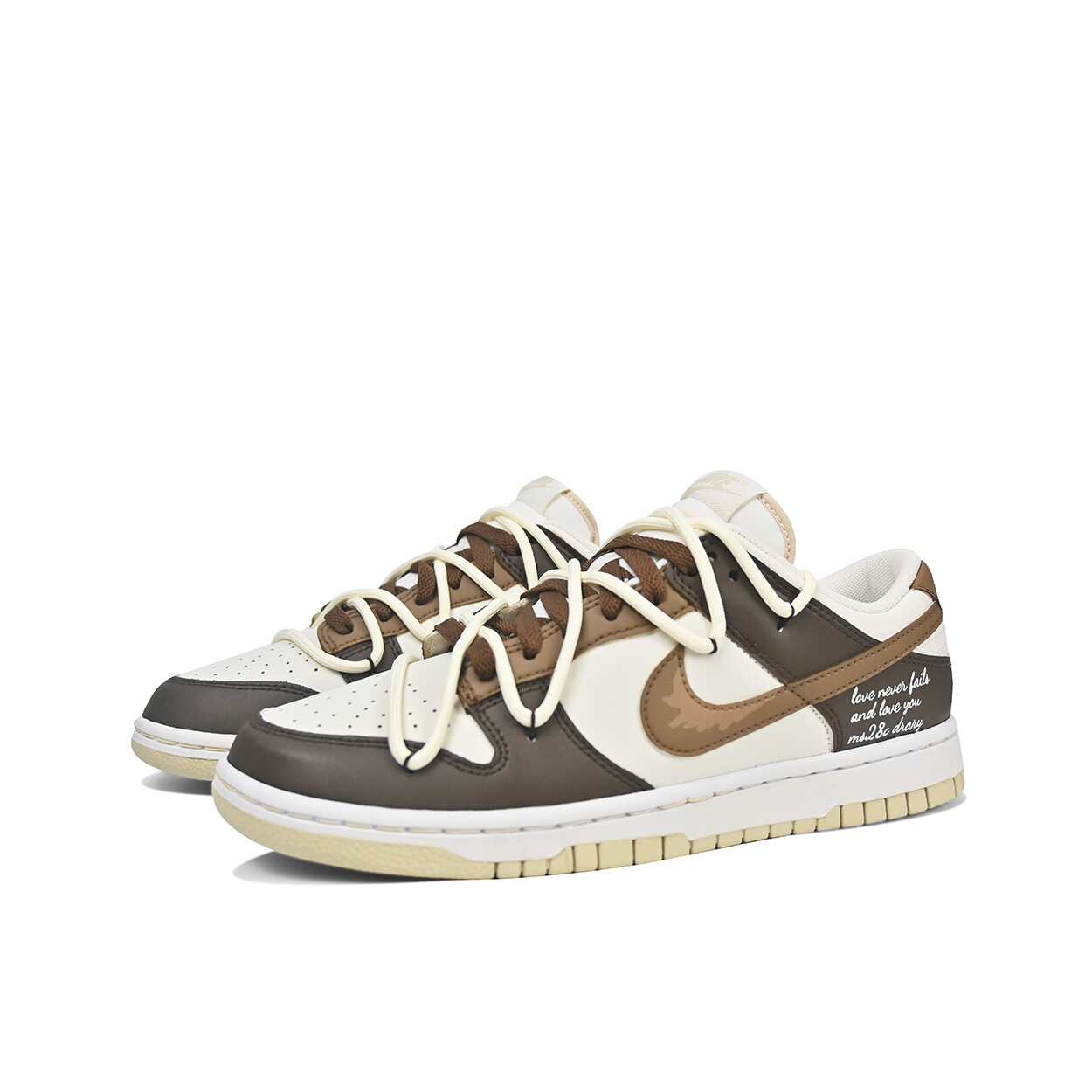 

Кроссовки для скейтбординга Dunk мужские, низкие, коричневый Nike