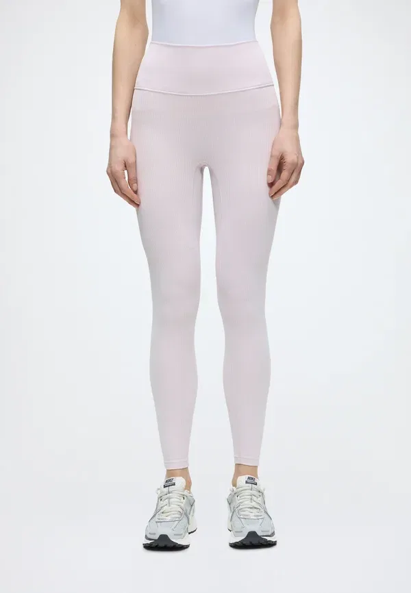 Леггинсы Adidas Performance All Me Rib 7/8, сиреневый