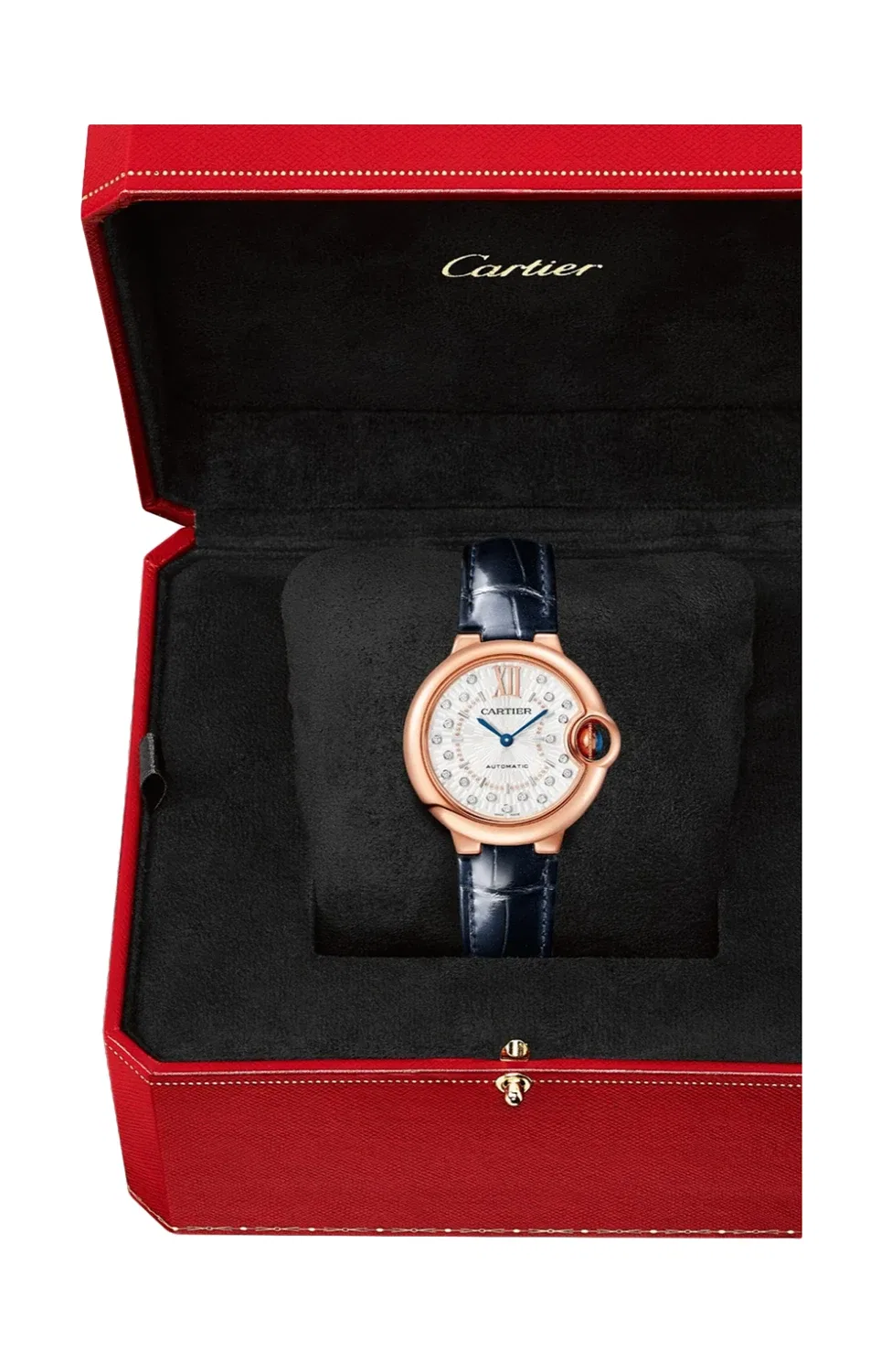 BALLON BLEU DE CARTIER 33 ММ, АВТОМАТИЧЕСКИЕ, РОЗОВОЕ ЗОЛОТО - WGBB0052, золотой — фото 2