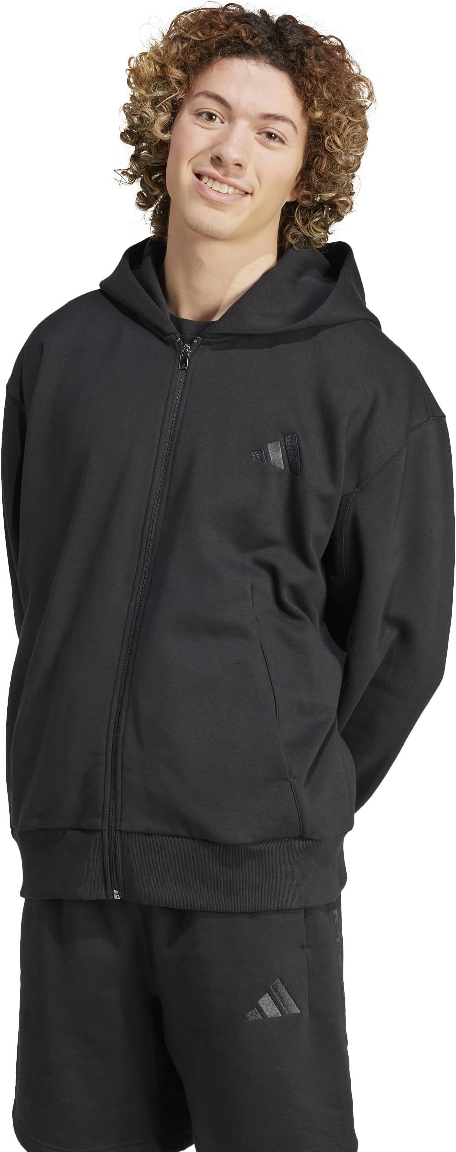 

Толстовка adidas All Szn Fleece Full Zip Hoodie, черный