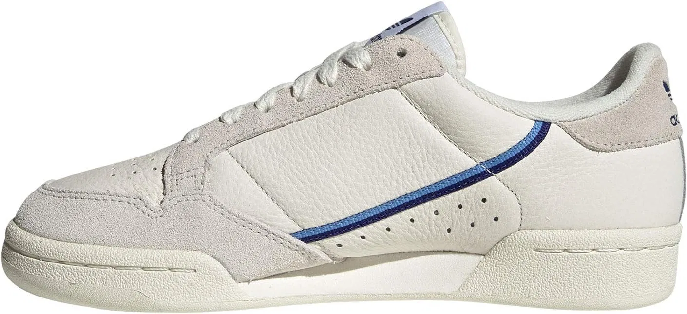 Мужские кроссовки Adidas Continental 80 для фитнеса, белые/красные/синие — фото 2