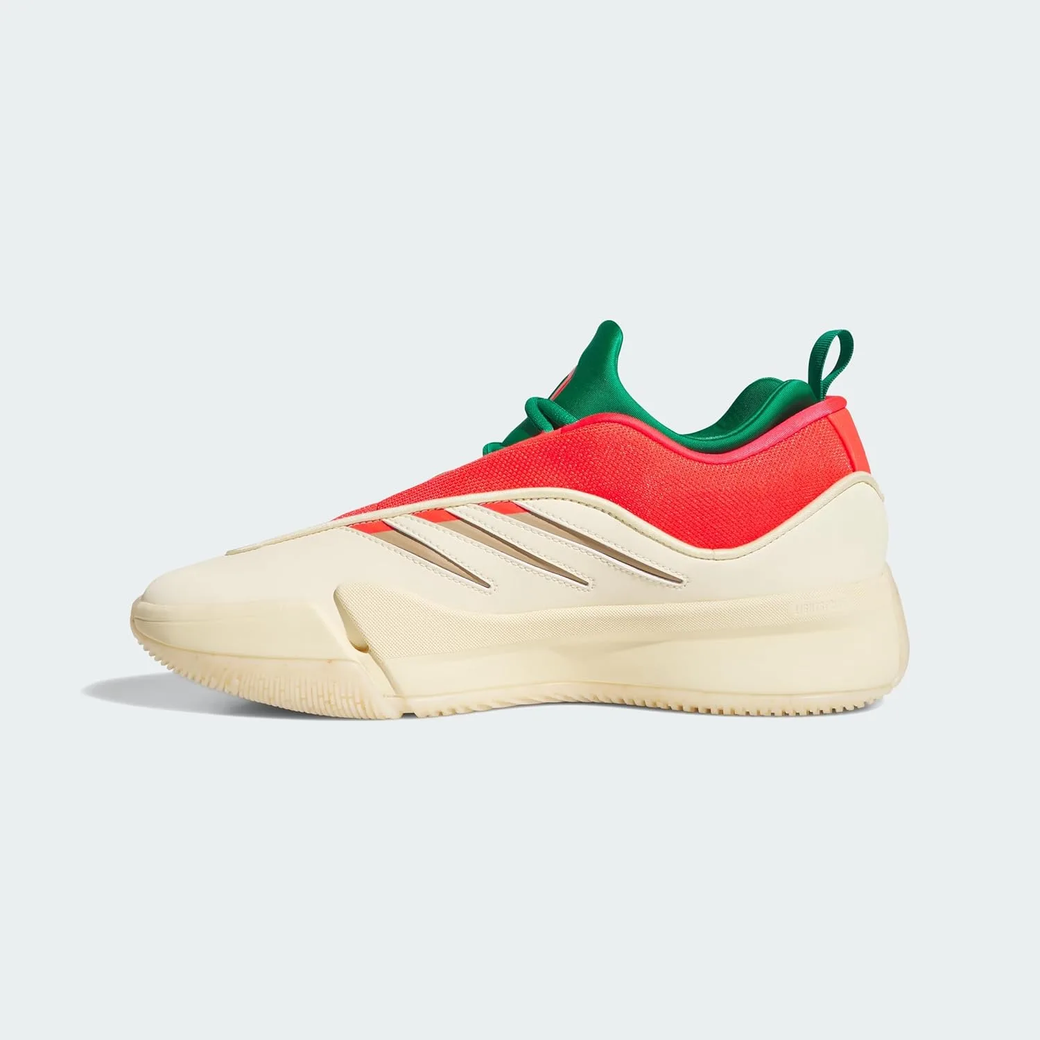 Кроссовки Adidas Performance Dame 9, белый/красный — фото 2