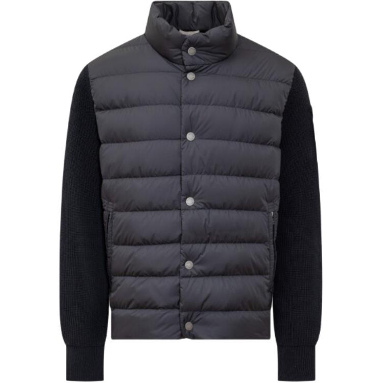 

Moncler Стёганая куртка с панелями, Black