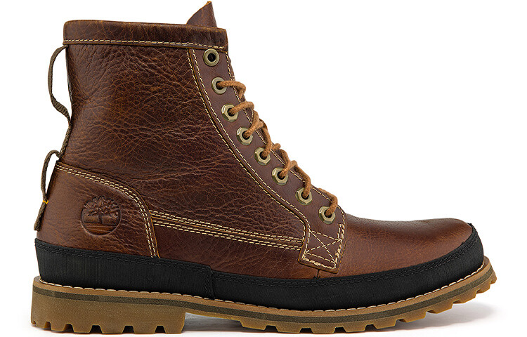 Мужские ботинки Timberland Originals с контрастной подошвой, коричневый/черный — фото 2