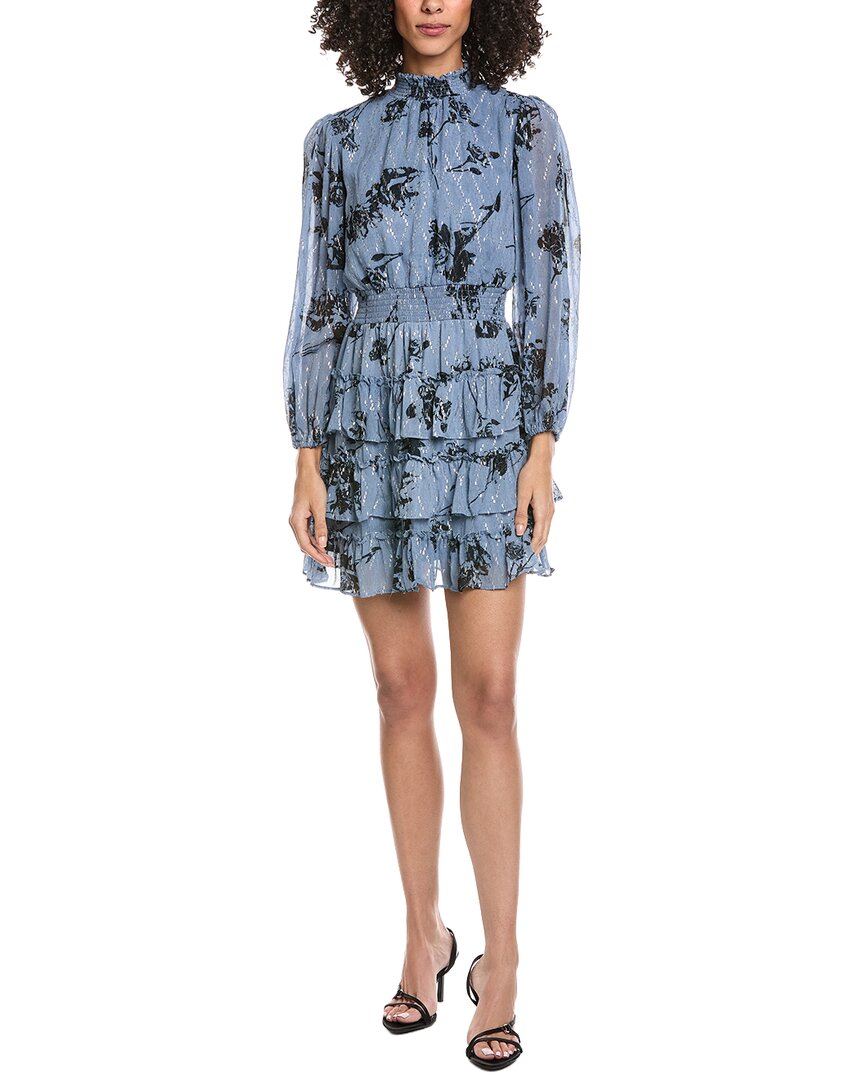 

1 Мини-платье с принтом STATE 1.State, синий