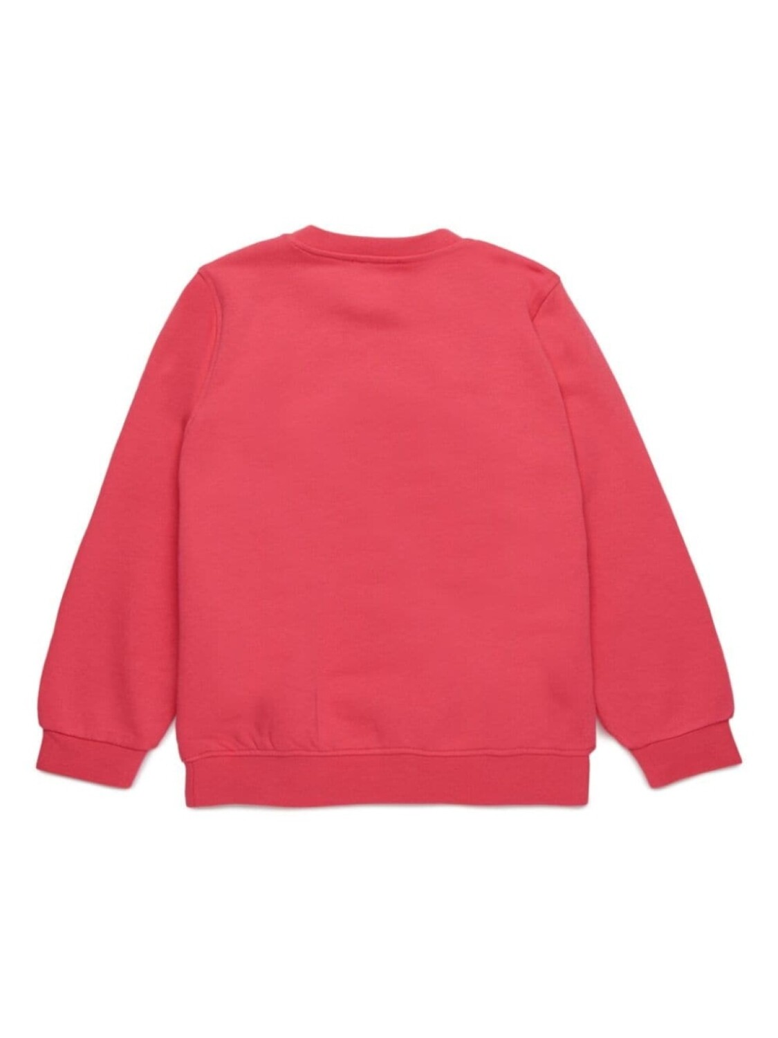 Diesel Kids хлопковая толстовка с вышитым логотипом, красный — фото 2