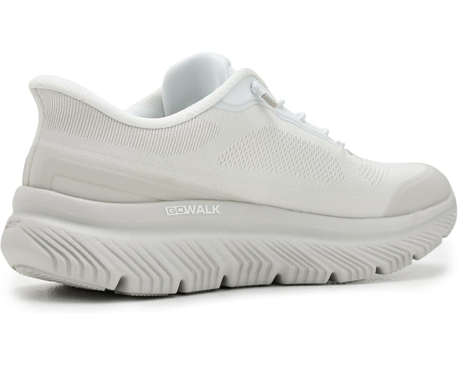 Мужские кроссовки SKECHERS Performance Go Walk Max Cushioning Hyper Burst Zoltar Hands Free Slip-In, White/Gray — фото 3