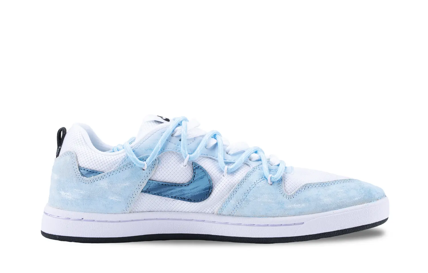 Nike Alleyoop Ocean Child устойчивые к истиранию низкие кроссовки для скейтбординга мужские Sky Blue — фото 3