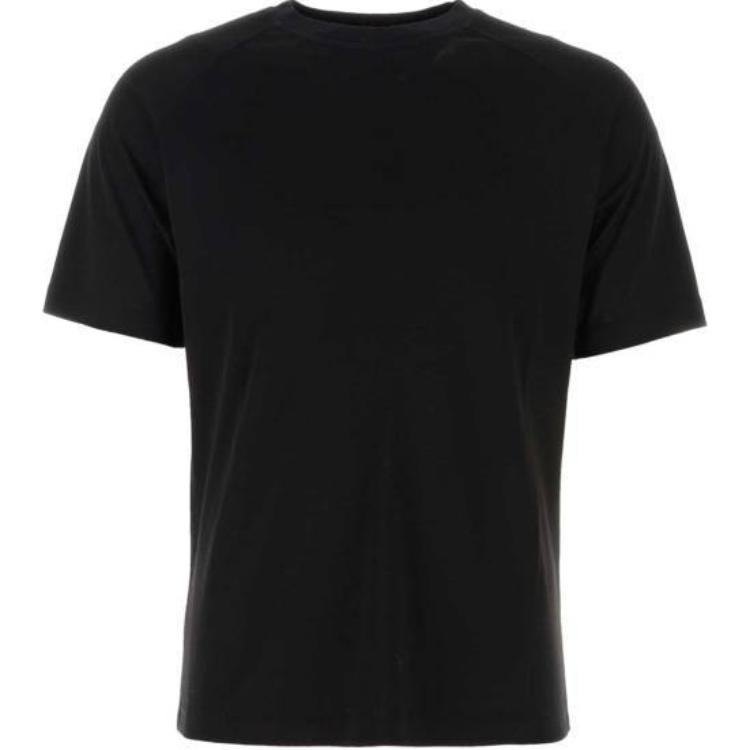 

Джерния футболка с коротким рукавом Crewneck Ermenegildo Zegna, черный