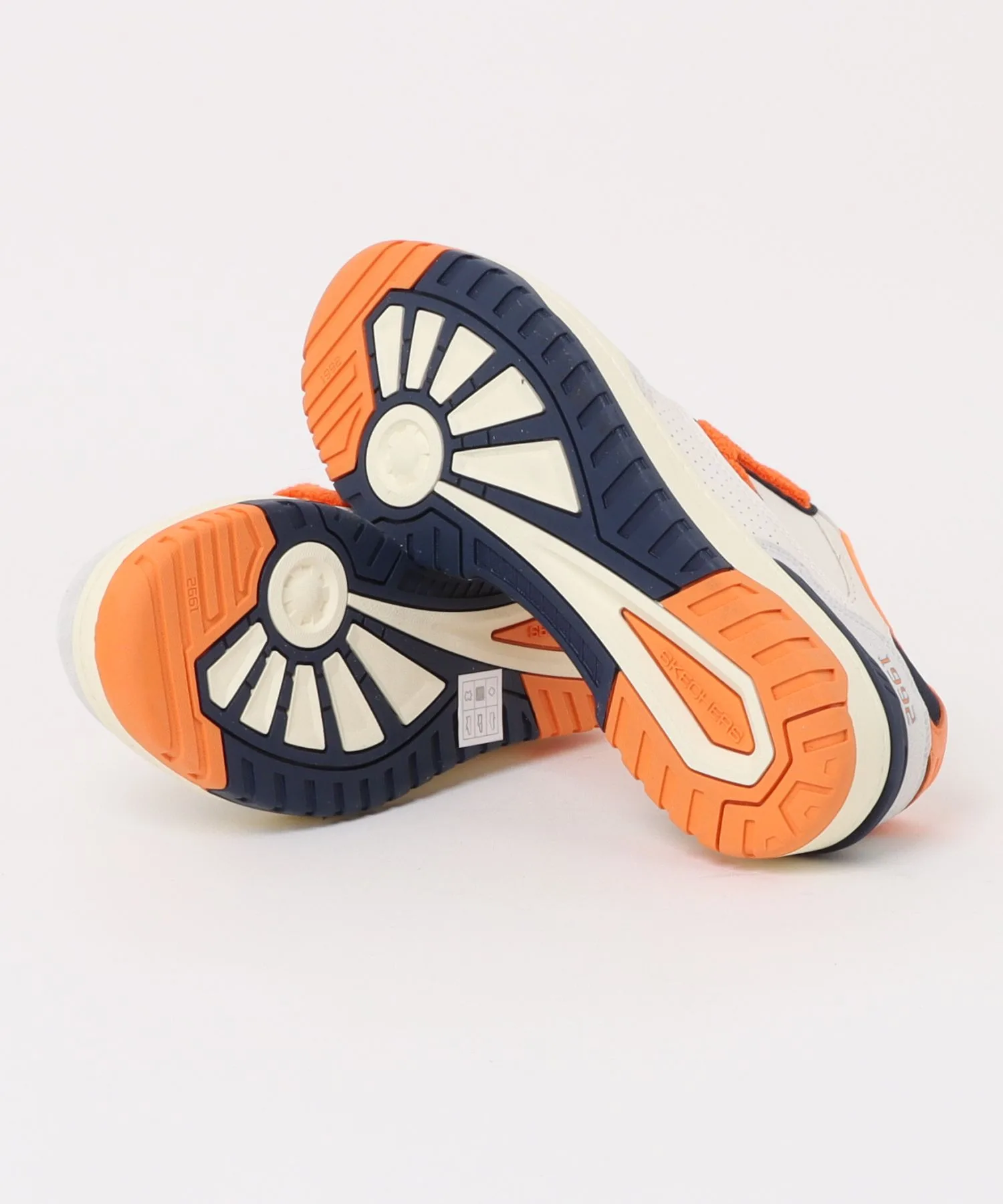 Мужские кроссовки из кожи и замши S-1992 SKECHERS серые — фото 3