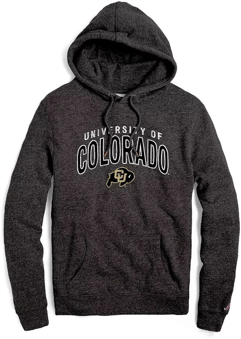 

Мужской черный пуловер с капюшоном League-Legacy Colorado Buffaloes Heritage
