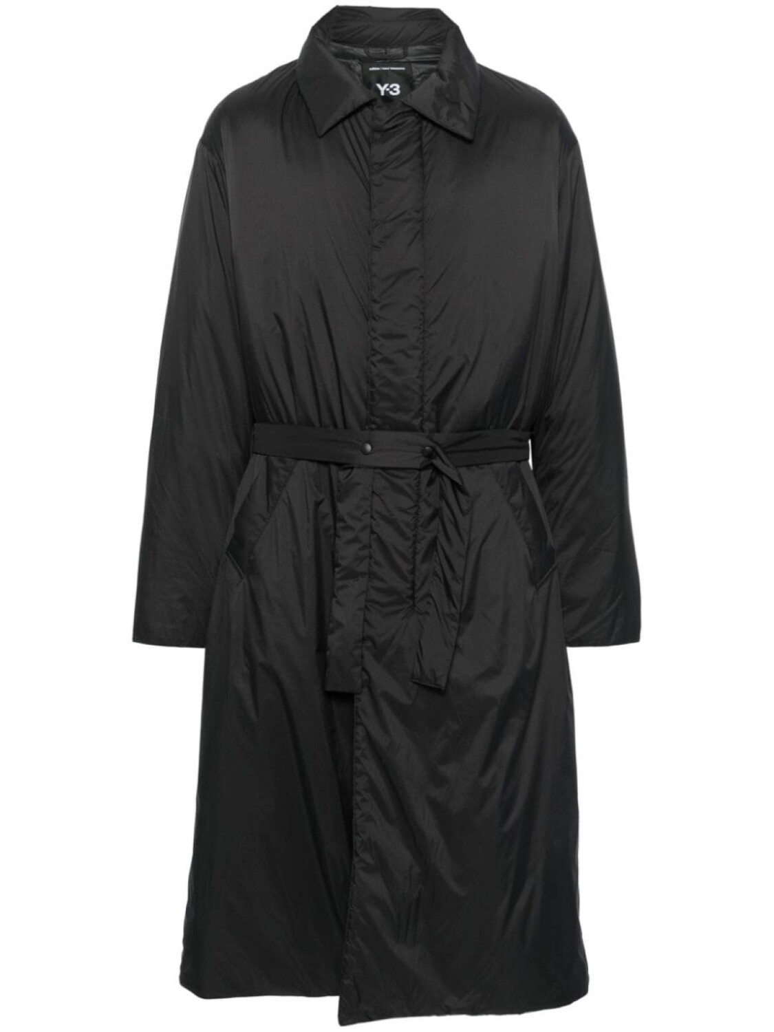 

Длинный пуховик Y-3, черный